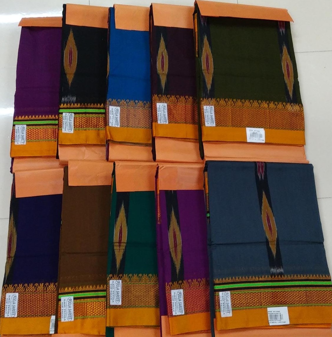 Ikal Patola Top Pallu (CTN)